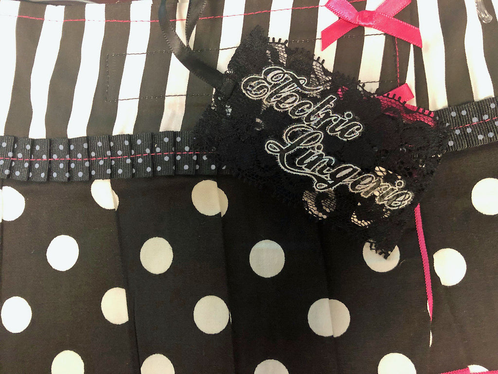 Electric Lingerie Polka-Dot Mini Skirt