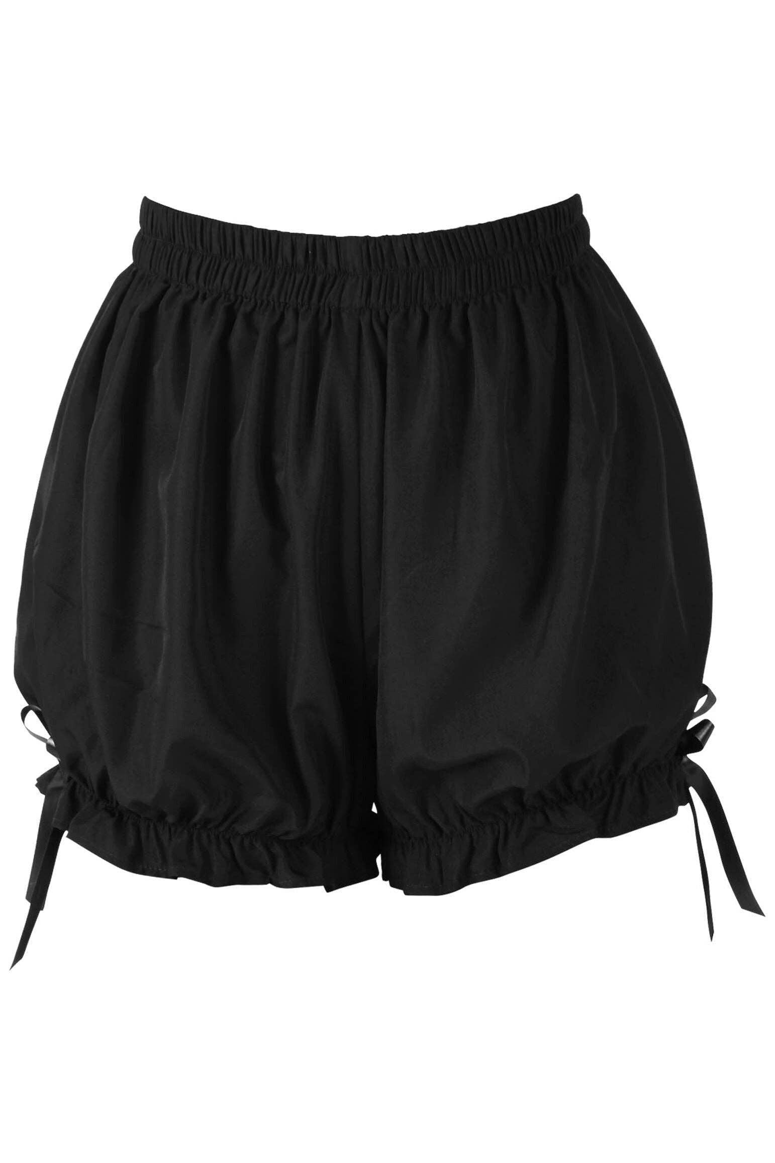 Lady Bloomers in Black Crepe by Daisy Corsets