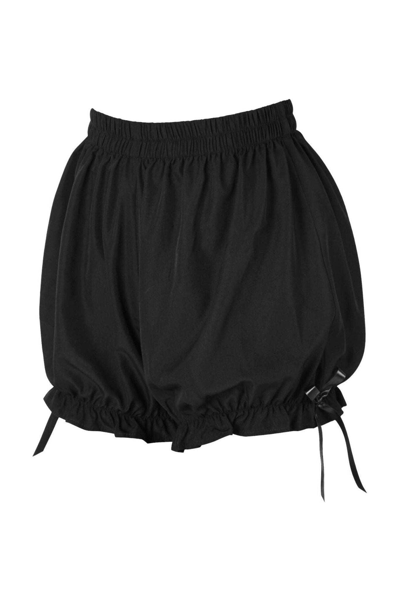 Lady Bloomers in Black Crepe by Daisy Corsets